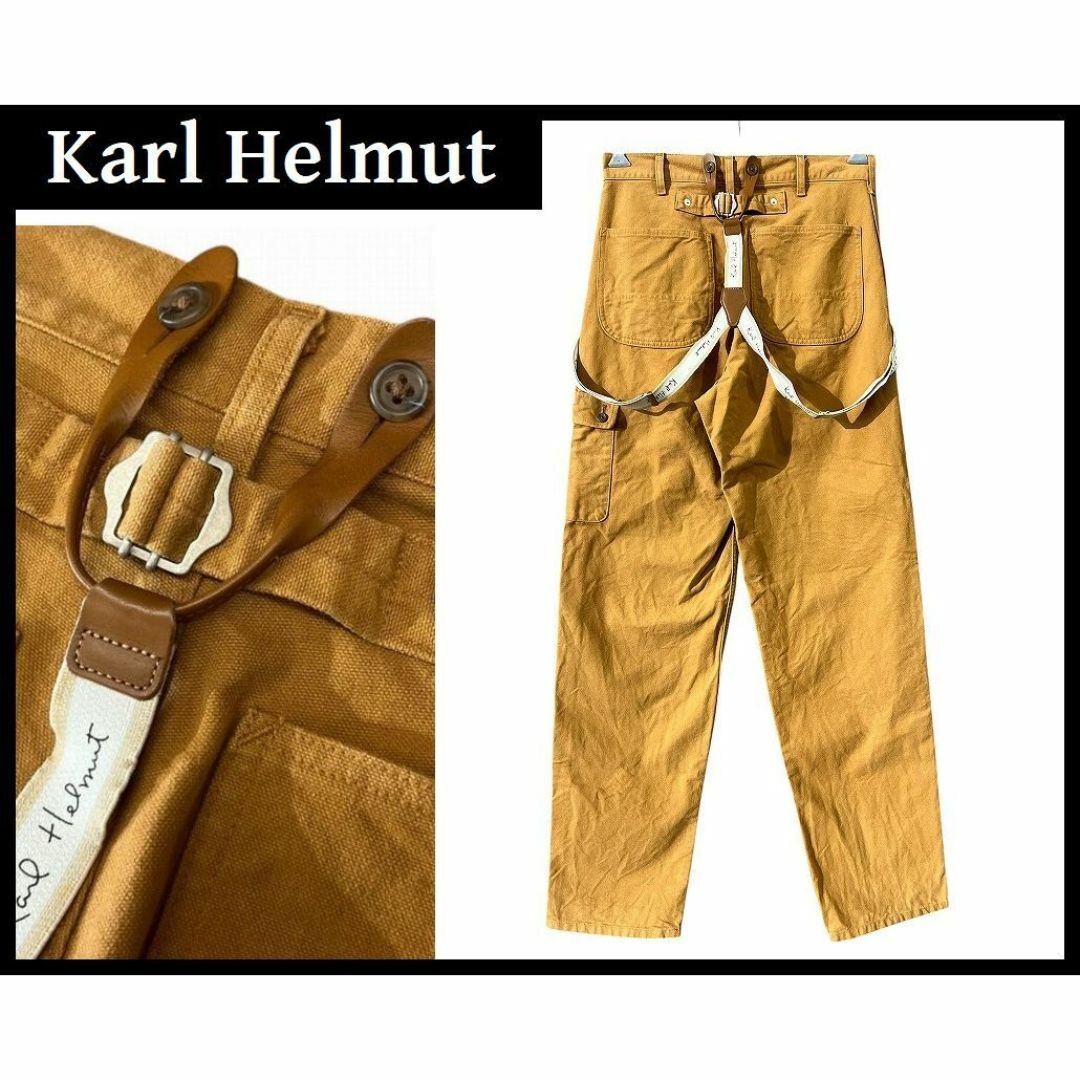Karl Helmut - 希少 美品 カールヘルム ダック レザー 切替 Karl Helmut - 希少 美品 カールヘルム ダック レザー 切替