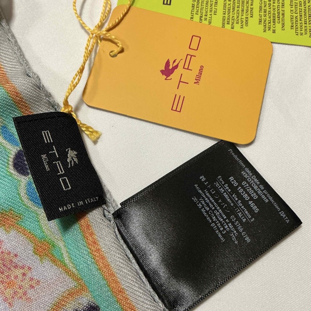 ETRO - 洗練されたデザイン ETRO 正規品 ペイズリー スカーフ ETRO - 洗練されたデザイン ETRO 正規品 ペイズリー スカーフ