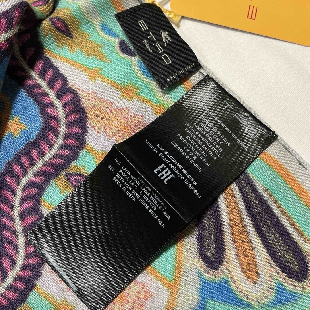 ETRO - 洗練されたデザイン ETRO 正規品 ペイズリー スカーフ ETRO - 洗練されたデザイン ETRO 正規品 ペイズリー スカーフ