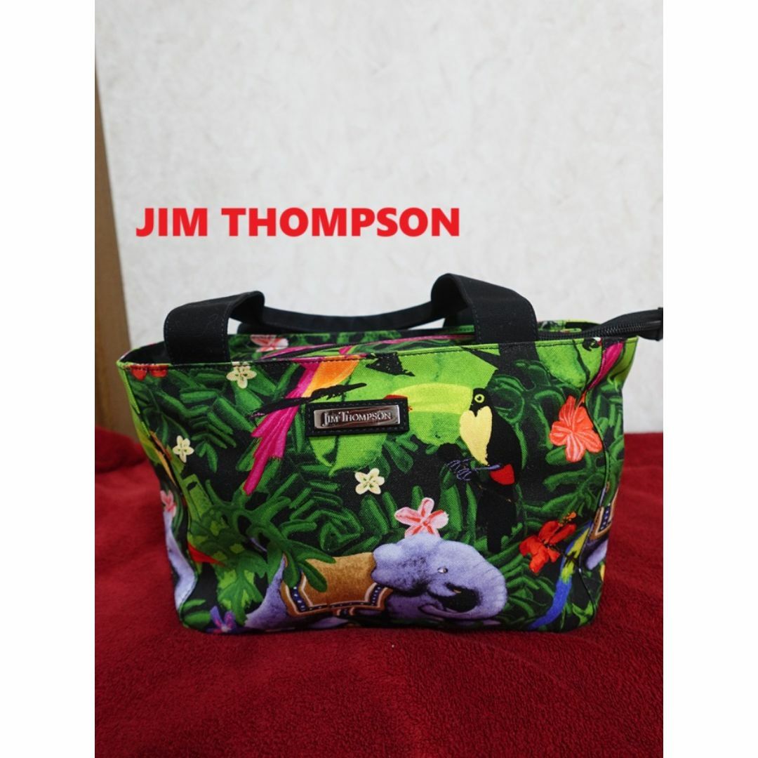 Jim Thompson - 新品同様☆JIM THOMPSON　ジムトンプソン　象　ボタニカル　トートバッグ