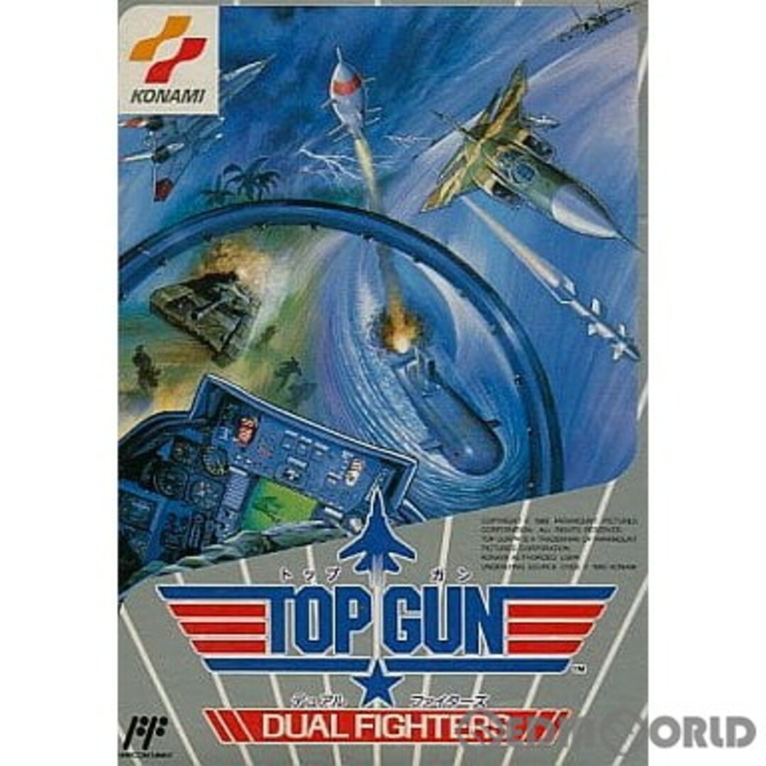 alpha(アルファ)のファミリーコンピュータソフト トップガン デュアルファイターズ(TOPGUN Dual Fighters) コナミ エンタメ/ホビーのゲームソフト/ゲーム機本体(家庭用ゲームソフト)の商品写真