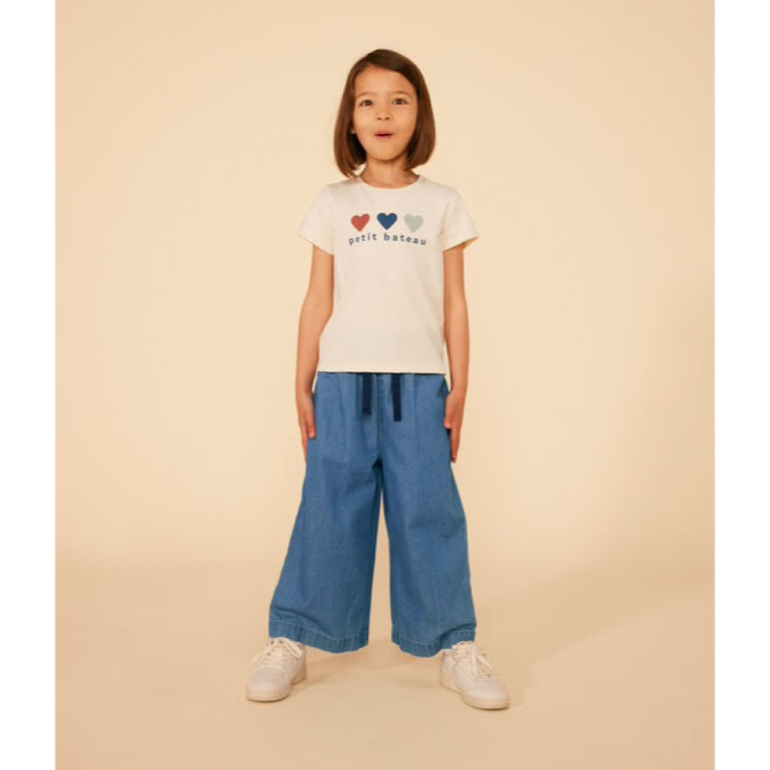 PETIT BATEAU - 新品 未使用 プチバトー プリント ハート PETIT BATEAU - 新品 未使用 プチバトー プリント ハート