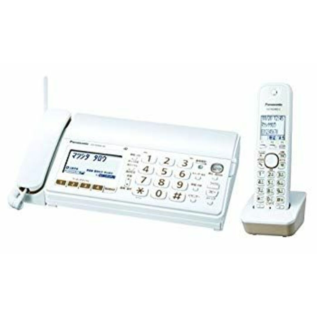 (未使用･未開封品)　パナソニック おたっくす デジタルコードレスFAX 子機1台付き 1.9GHz DECT準拠方式 ホワイト KX-PD303DL-W vf3p617