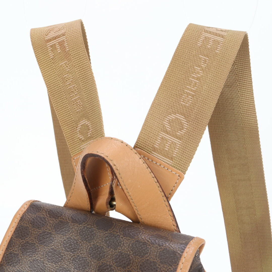 CELINE - 美品 セリーヌ マカダム レザー リュックサック CELINE - 美品 セリーヌ マカダム レザー リュックサック