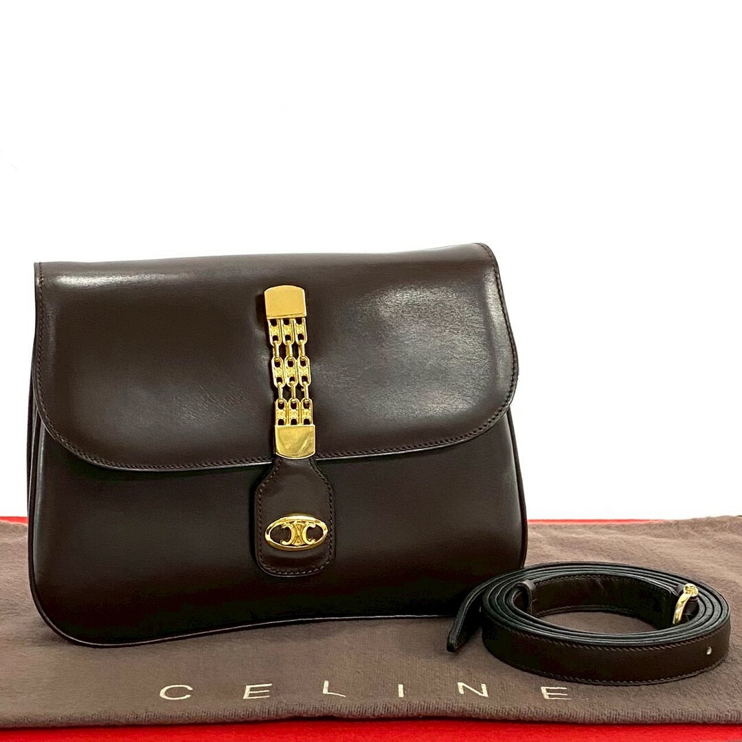 CELINE - 極 美品 CELINE セリーヌ ヴィンテージ トリオンフ CELINE - 極 美品 CELINE セリーヌ ヴィンテージ トリオンフ