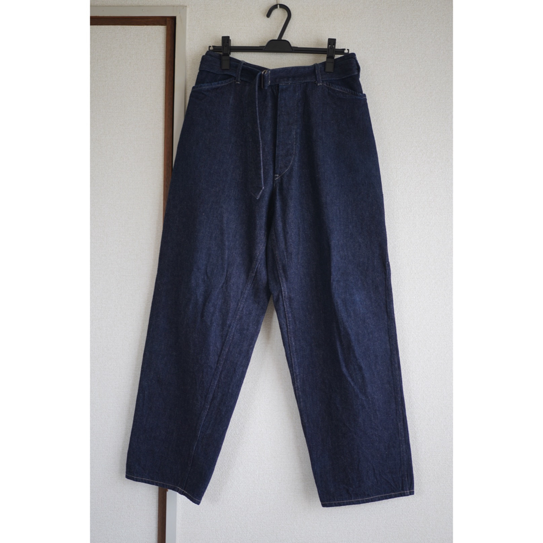 COMOLI - COMOLI デニムベルテッドパンツ size2の通販 by なむね COMOLI - COMOLI デニムベルテッドパンツ size2の通販 by なむね