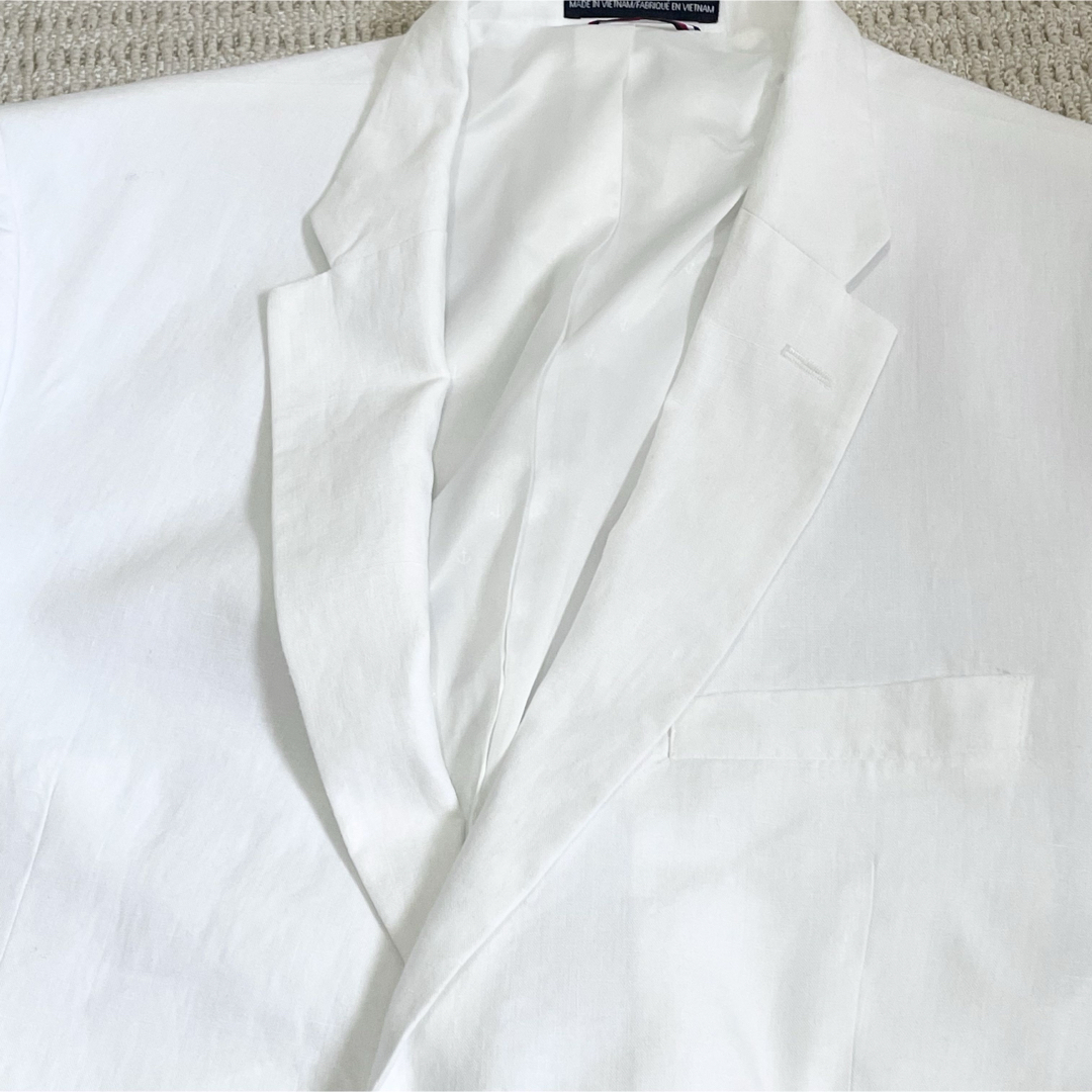 TOMMY HILFIGER - サイズXL トミヒル リネンジャケット きなり白 TOMMY HILFIGER - サイズXL トミヒル リネンジャケット きなり白