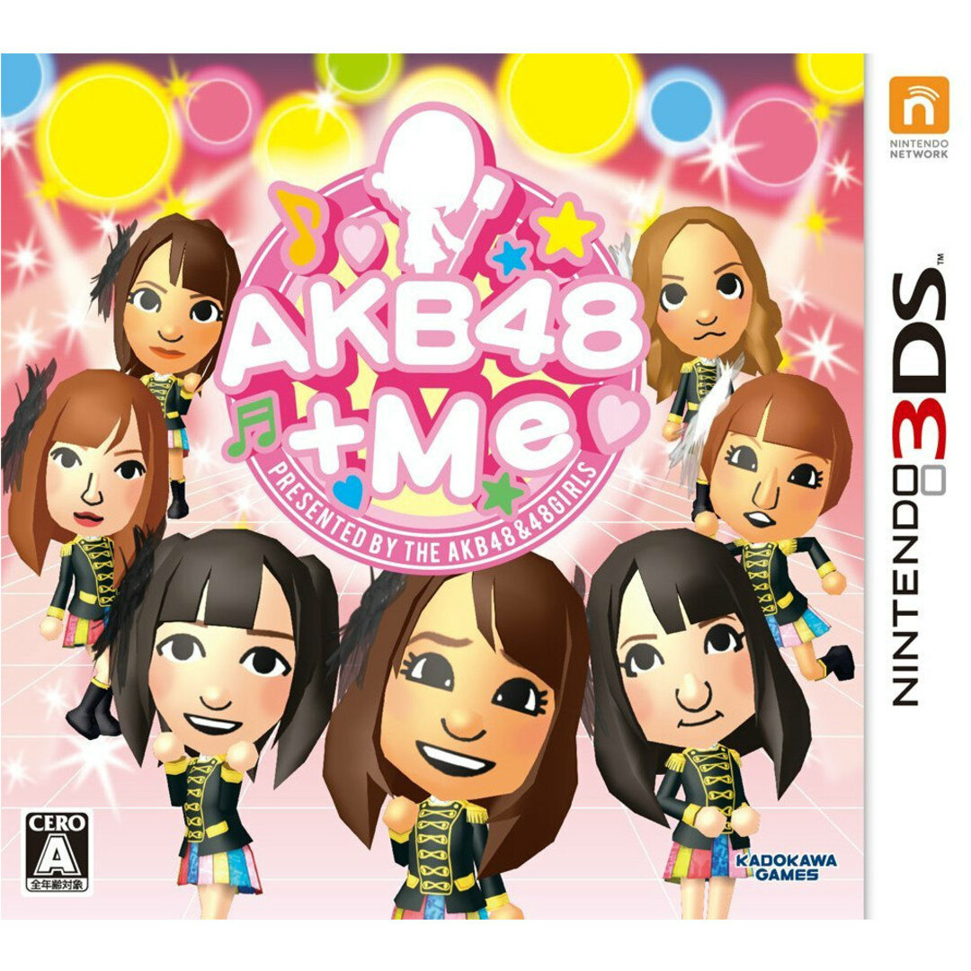AKB48(エーケービーフォーティーエイト)の3DSソフトAKB48+Me(エーケービーフォーティーエイトプラスミー) 角川ゲームス エンタメ/ホビーのゲームソフト/ゲーム機本体(携帯用ゲームソフト)の商品写真