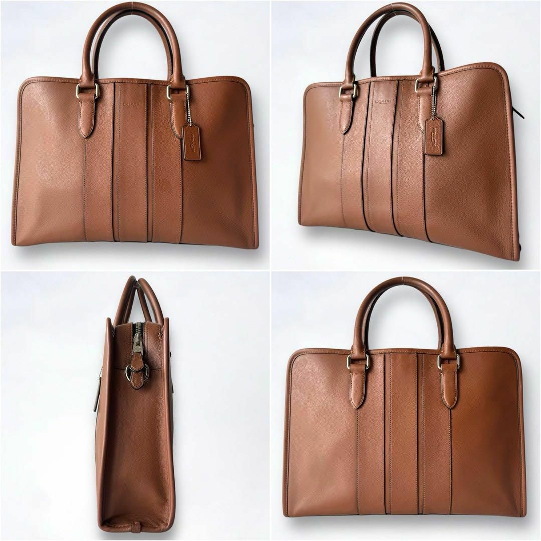 COACH - 訳あり美品 COACH コーチ レザー ビジネスバッグ COACH - 訳あり美品 COACH コーチ レザー ビジネスバッグ