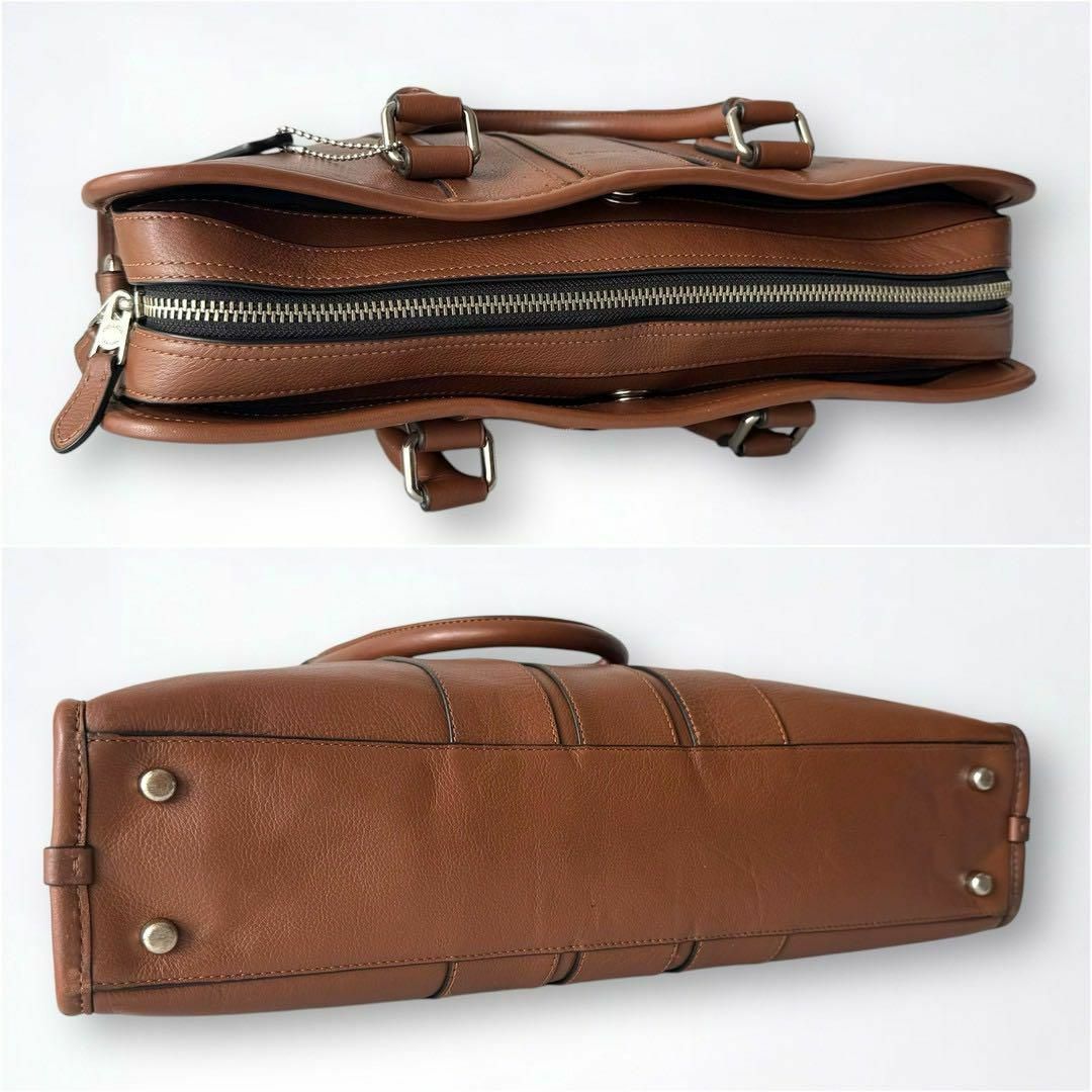 COACH - 訳あり美品 COACH コーチ レザー ビジネスバッグ COACH - 訳あり美品 COACH コーチ レザー ビジネスバッグ