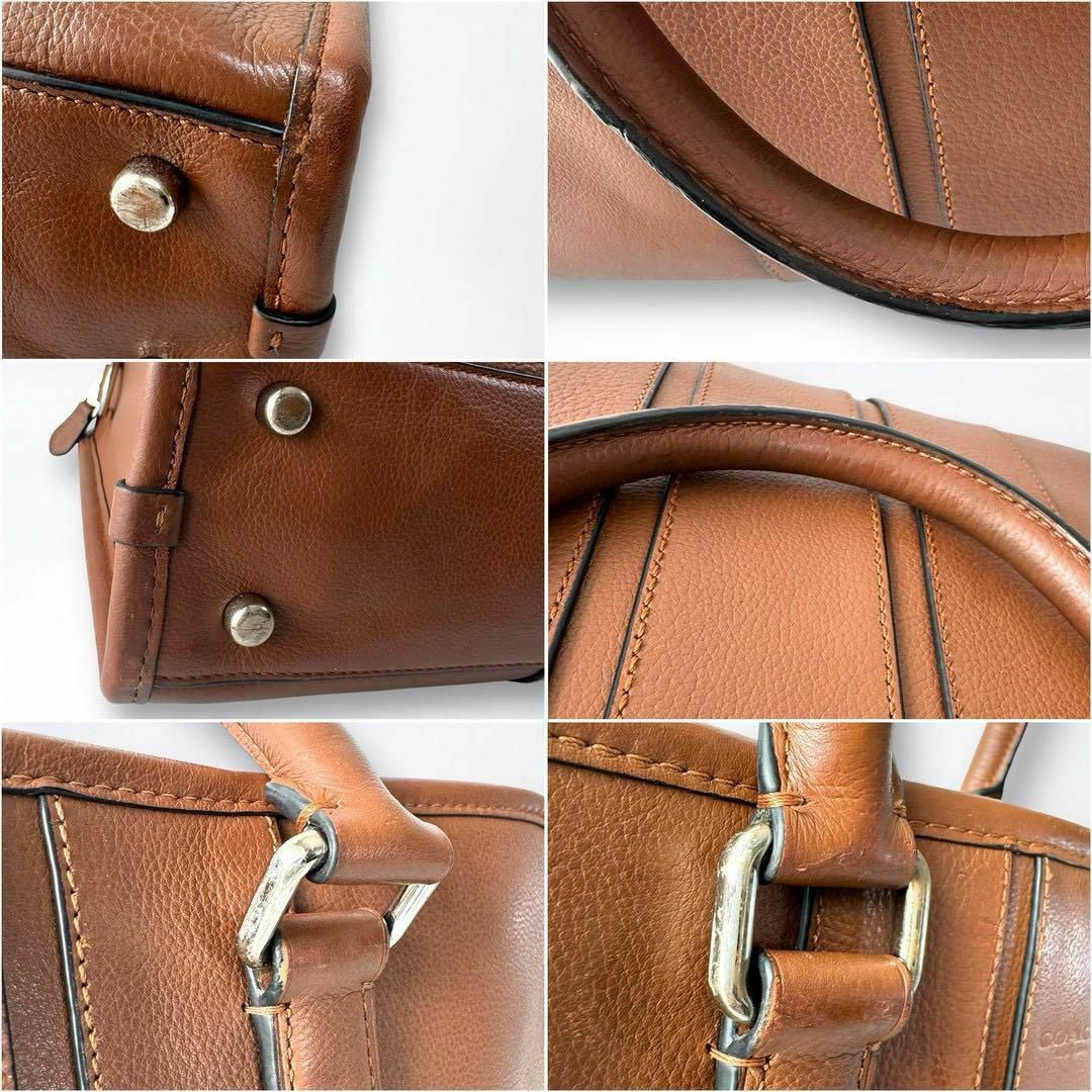 COACH - 訳あり美品 COACH コーチ レザー ビジネスバッグ COACH - 訳あり美品 COACH コーチ レザー ビジネスバッグ