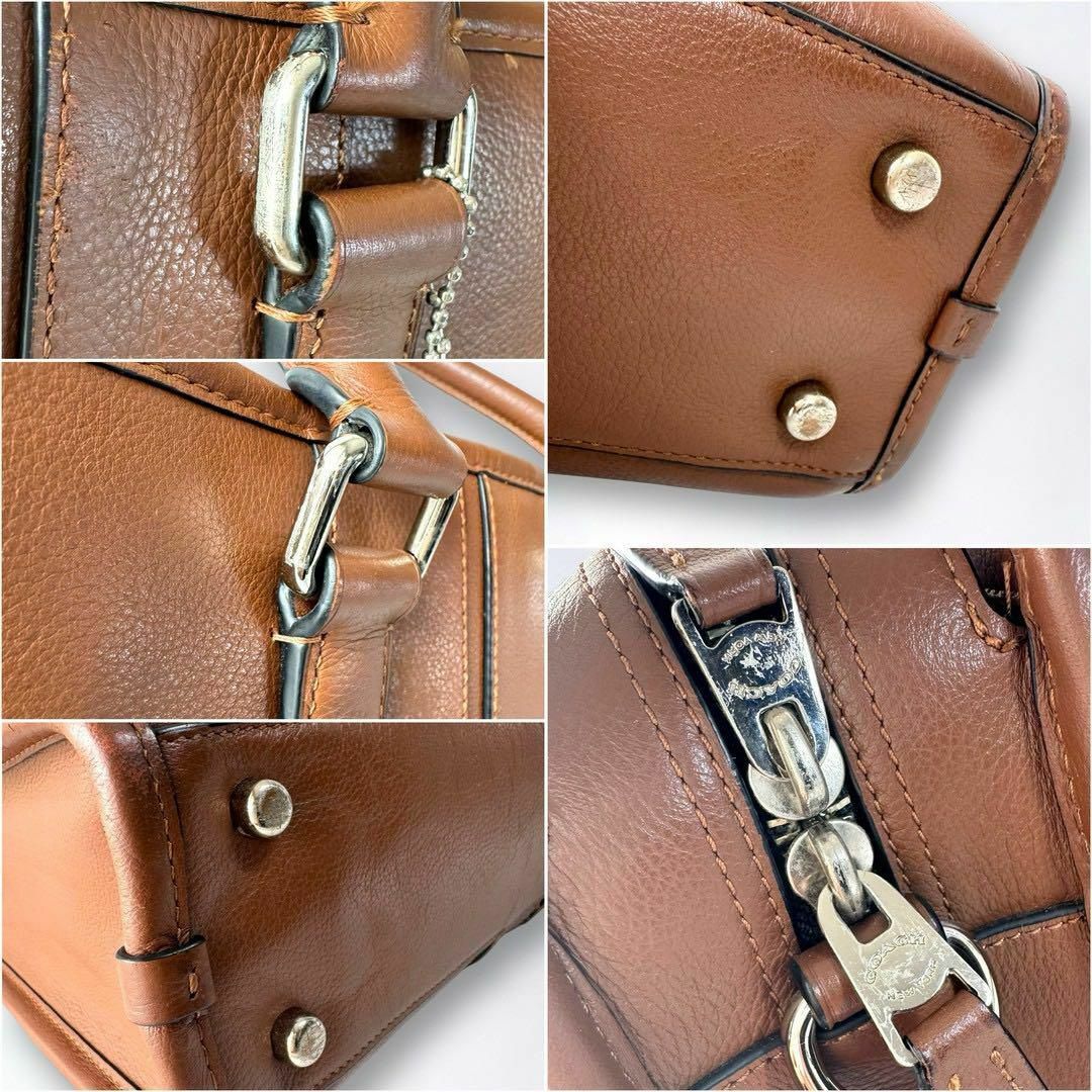 COACH - 訳あり美品 COACH コーチ レザー ビジネスバッグ COACH - 訳あり美品 COACH コーチ レザー ビジネスバッグ