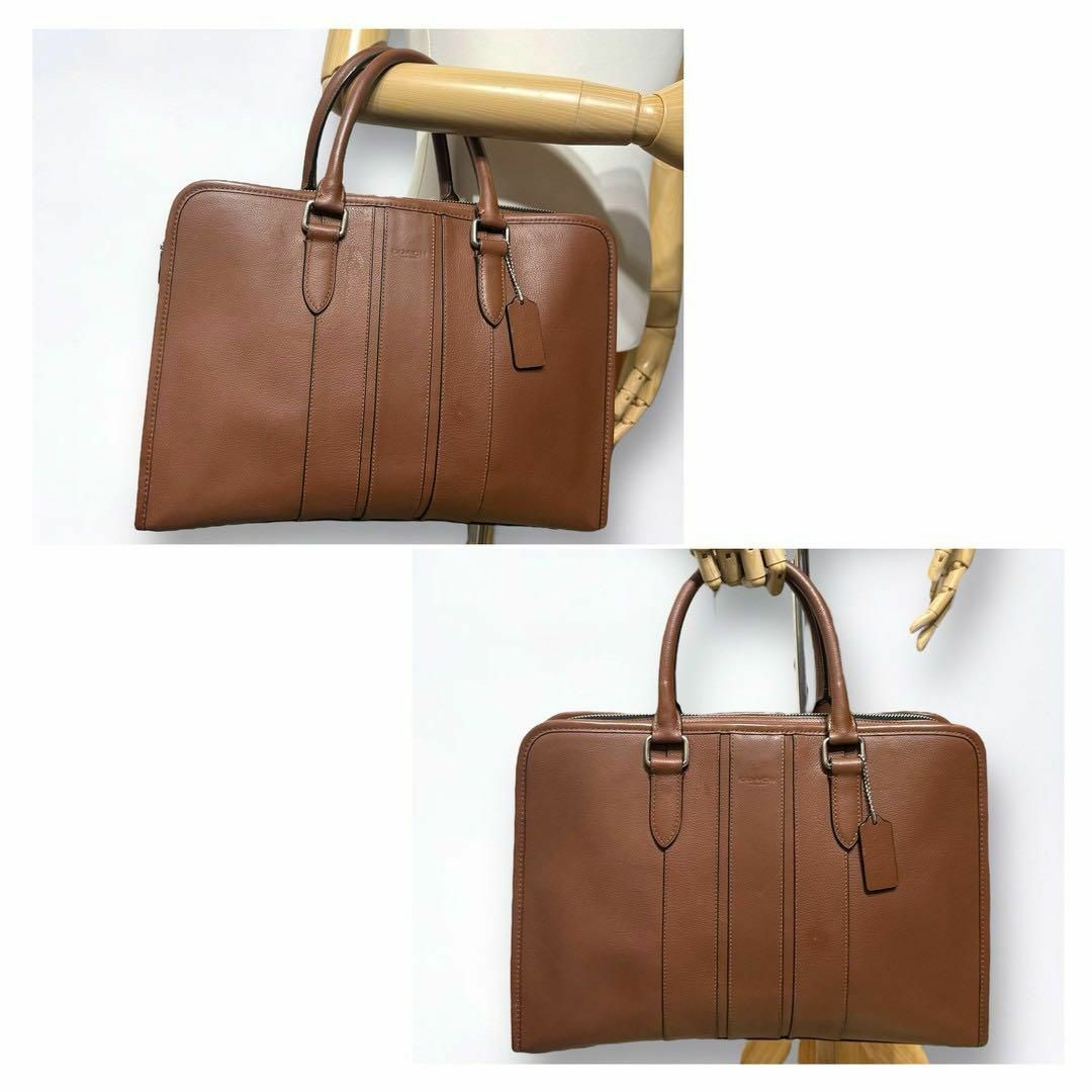 COACH - 訳あり美品 COACH コーチ レザー ビジネスバッグ COACH - 訳あり美品 COACH コーチ レザー ビジネスバッグ