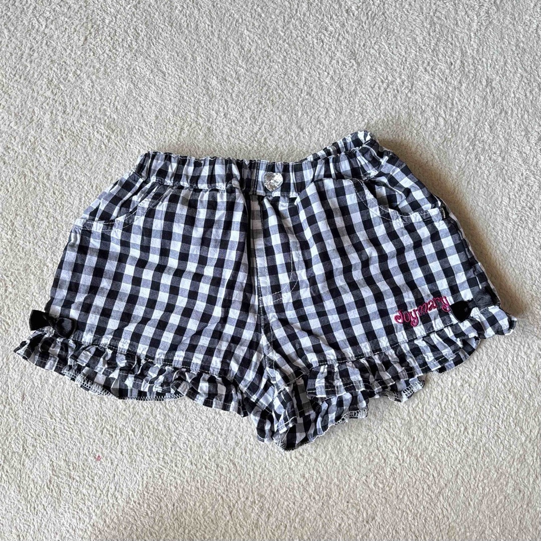 ベビー キッズ フリル付き ギンガムチェック ショートパンツ ベビー キッズ フリル付き ギンガムチェック ショートパンツ