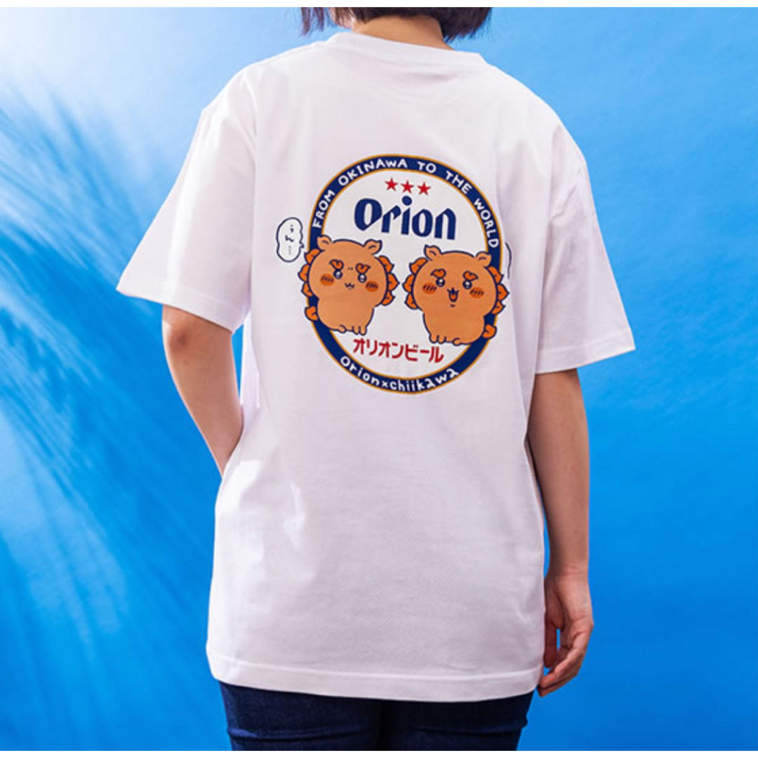 【Lサイズ】 ちいかわ オリオンビール Tシャツ エンタメ/ホビーのおもちゃ/ぬいぐるみ(キャラクターグッズ)の商品写真