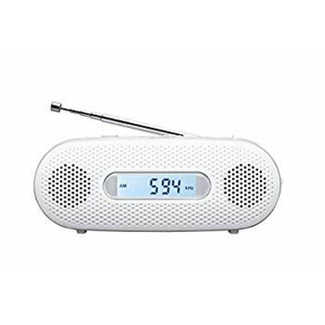 (未使用・未開封品) Panasonic FM/AM 2バンドレシーバー 手回し充電ラジオ ホワイト RF-TJ10-W vf3p617 スマホ/家電/カメラのオーディオ機器(ラジオ)の商品写真