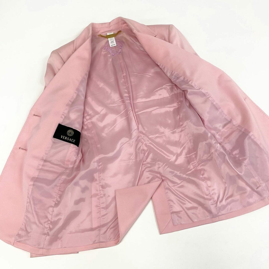 VERSACE - 52d18 VERSACE ヴェルサーチ ピークドラペル VERSACE - 52d18 VERSACE ヴェルサーチ ピークドラペル