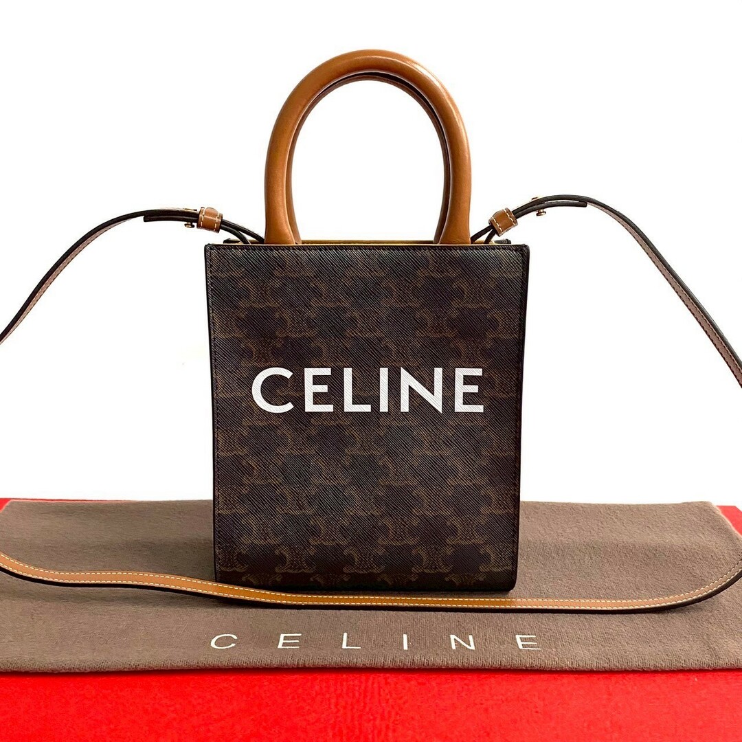 CELINE - 極 美品 CELINE セリーヌ バーティカルカバ ミニ CELINE - 極 美品 CELINE セリーヌ バーティカルカバ ミニ