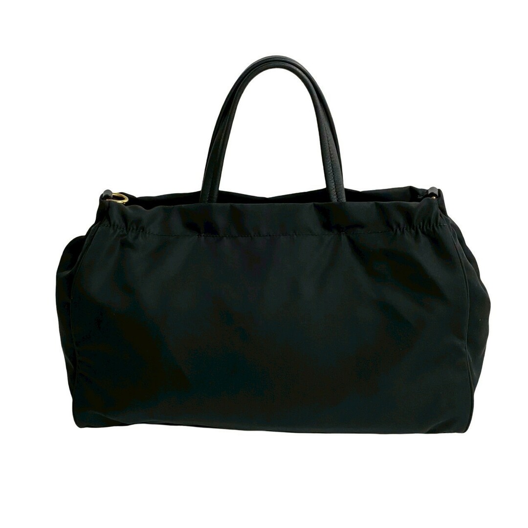 PRADA - 極 美品 PRADA プラダ 三角ロゴ ゴールド 金具 レザー PRADA - 極 美品 PRADA プラダ 三角ロゴ ゴールド 金具 レザー