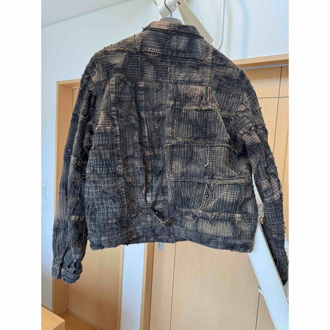 KAPITAL - 【kapital】襤褸デニムジャケットBLACK サイズ:3の KAPITAL - 【kapital】襤褸デニムジャケットBLACK サイズ:3の
