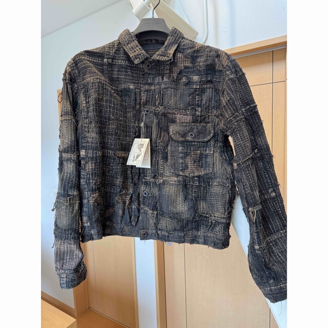 KAPITAL - 【kapital】襤褸デニムジャケットBLACK サイズ:3の KAPITAL - 【kapital】襤褸デニムジャケットBLACK サイズ:3の
