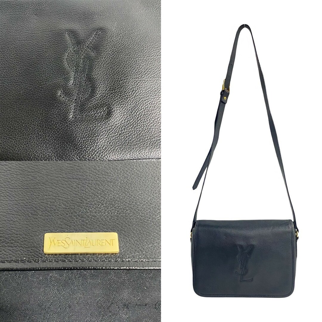 SAINT LAURENT - 極 美品 YVES SAINT LAURENT イヴ サンローラン SAINT LAURENT - 極 美品 YVES SAINT LAURENT イヴ サンローラン