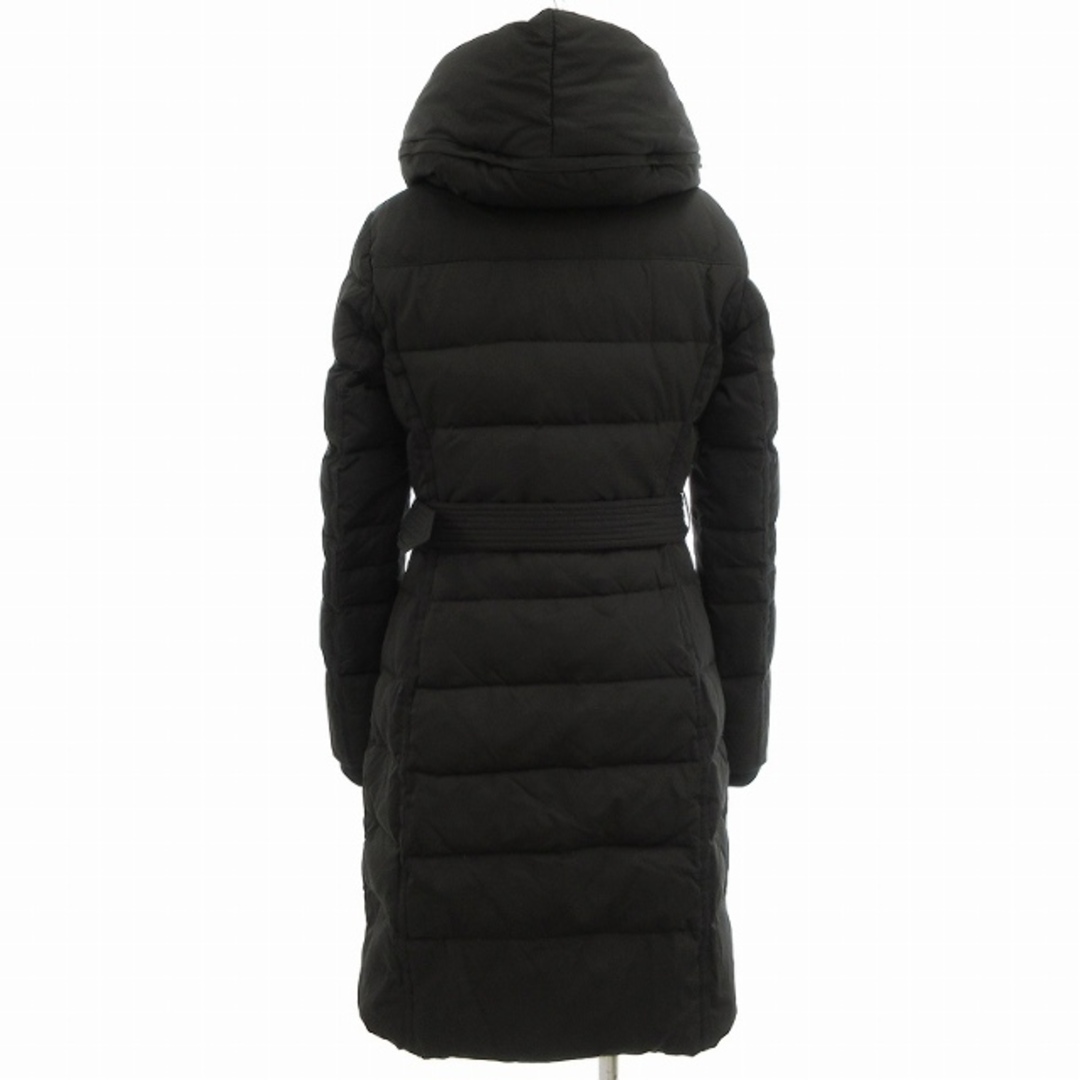ZARA - ザラ ZARA ダウンコート ベルト付き フード XS 黒 ZARA - ザラ ZARA ダウンコート ベルト付き フード XS 黒
