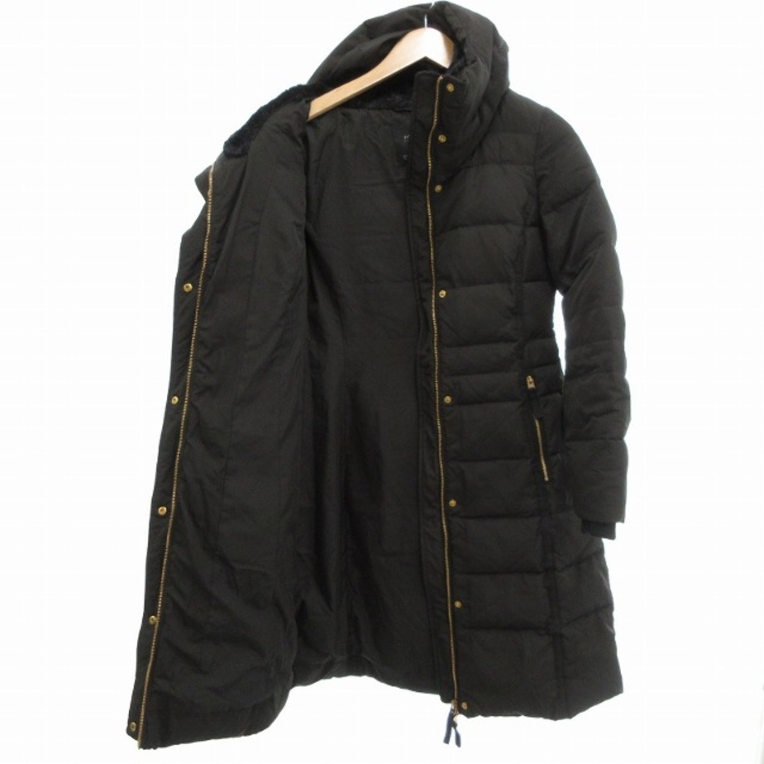 ZARA - ザラ ZARA ダウンコート ベルト付き フード XS 黒 ZARA - ザラ ZARA ダウンコート ベルト付き フード XS 黒