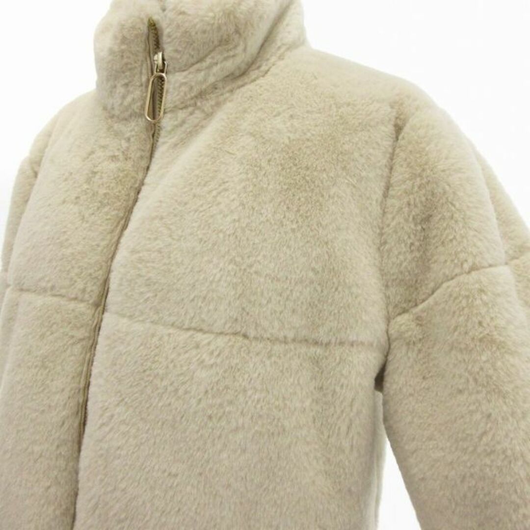 ZARA - ザラ ZARA 美品 ボアジャケット 中綿 フェイクファー XS ZARA - ザラ ZARA 美品 ボアジャケット 中綿 フェイクファー XS