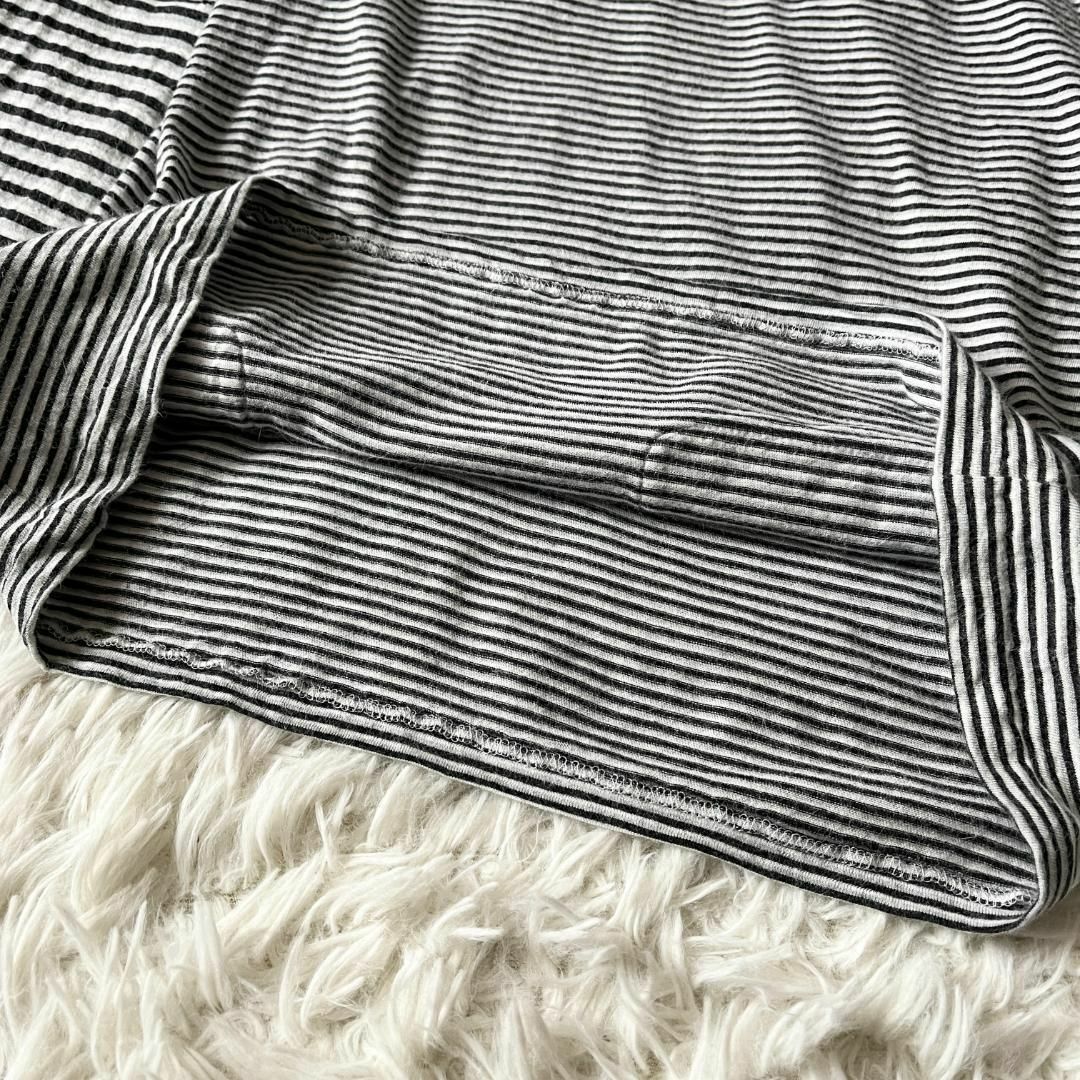 CHANEL - ⑪38☆シャネル ストライプ タートルネック 長袖 CHANEL - ⑪38☆シャネル ストライプ タートルネック 長袖