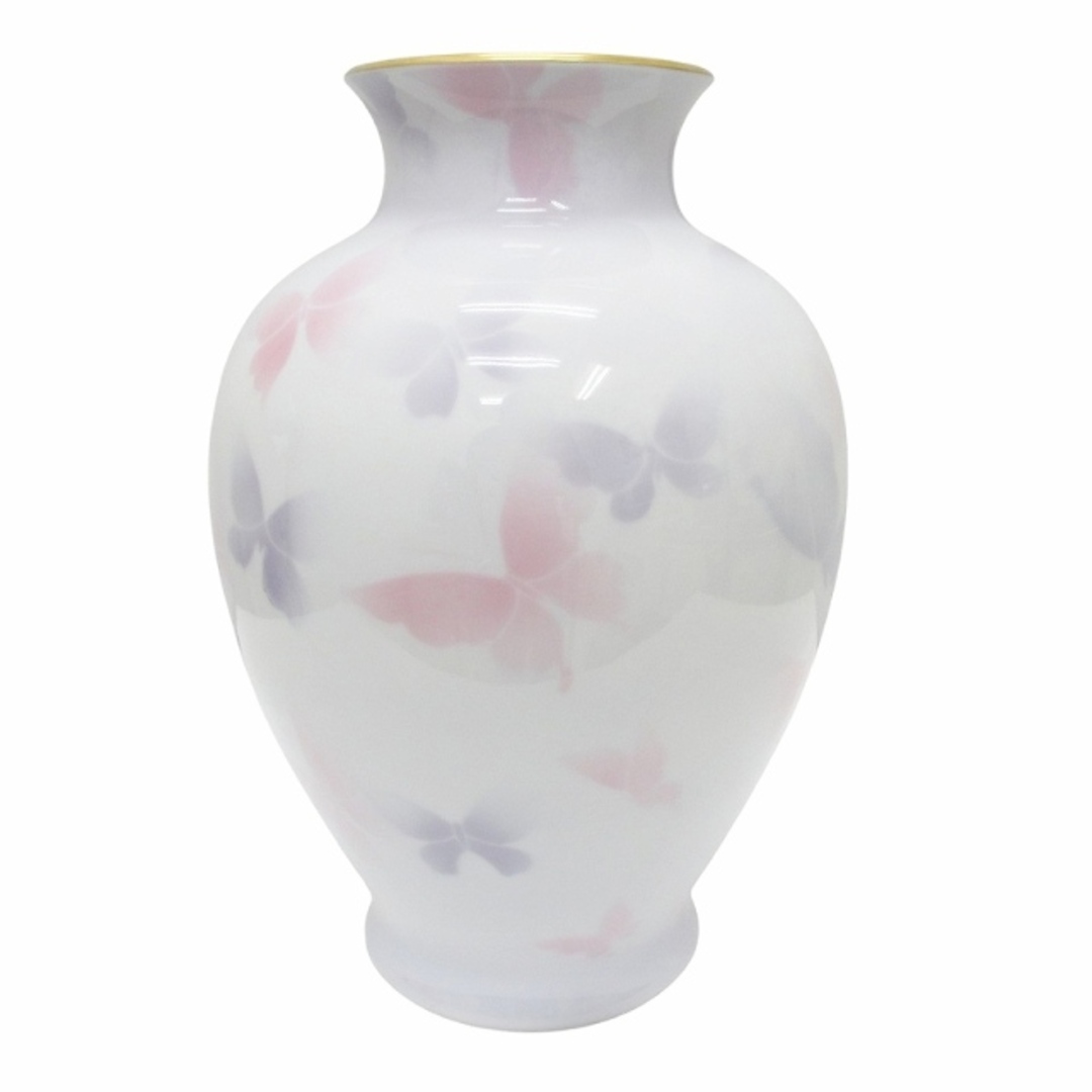 other - 深川製磁 色絵彩磁 有田焼 花瓶 蝶 白 ホワイトの通販 other - 深川製磁 色絵彩磁 有田焼 花瓶 蝶 白 ホワイトの通販