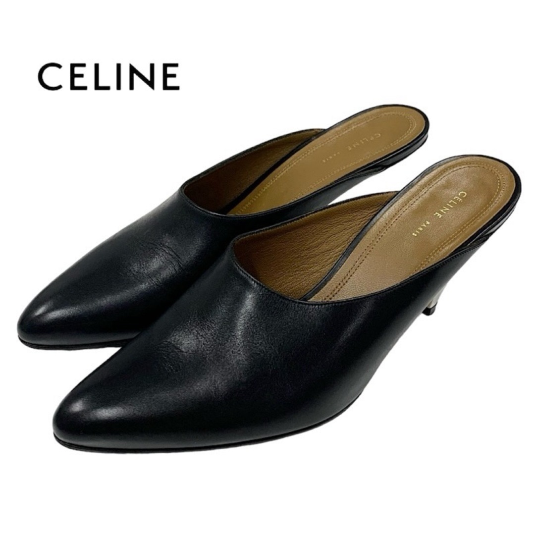 CELINE - セリーヌ CELINE パンプス 靴 シューズ レザー CELINE - セリーヌ CELINE パンプス 靴 シューズ レザー