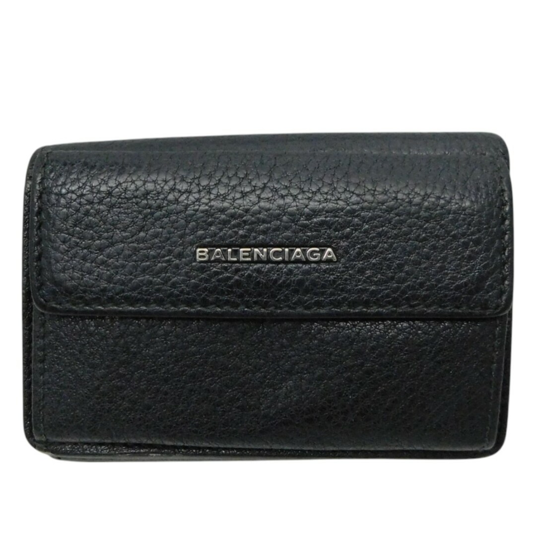 BALENCIAGA バレンシアガ コンパクトウォレット 410133 ブラック BALENCIAGA バレンシアガ コンパクトウォレット 410133 ブラック