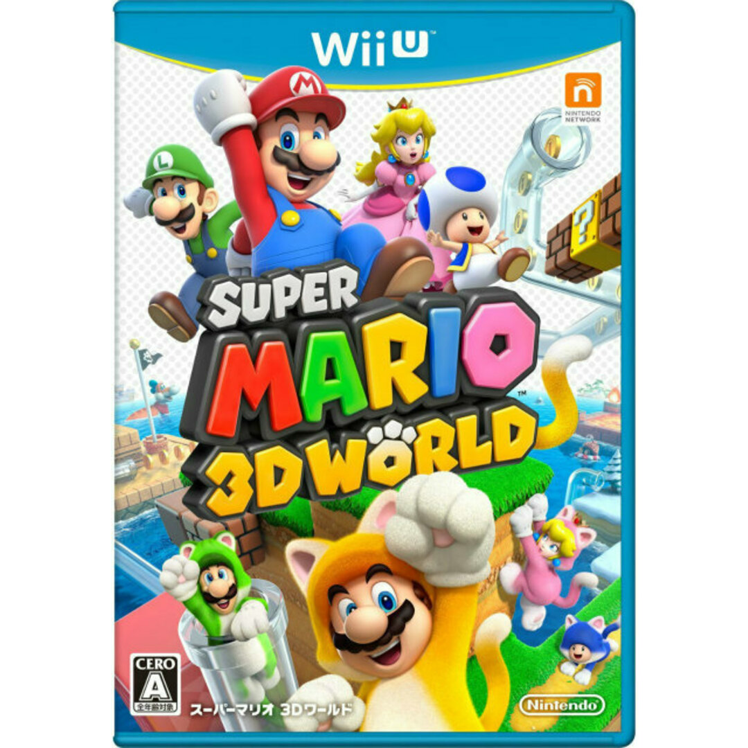 SUPER(スーパー)のWii Uソフト スーパーマリオ 3Dワールド 任天堂 エンタメ/ホビーのゲームソフト/ゲーム機本体(家庭用ゲームソフト)の商品写真