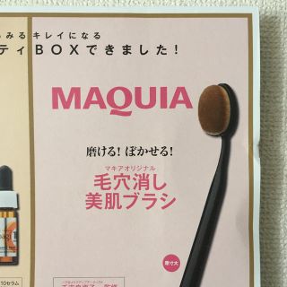 オバジ(Obagi)のMAQUIA マキア ブラシ 付録 千吉良恵子 5月号 (その他)