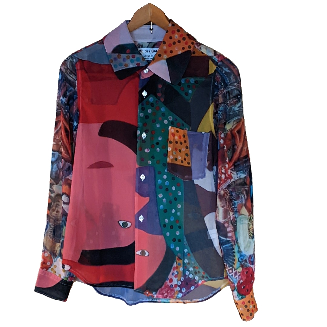 COMME des GARCONS - ギャルソン柄ブラウスの通販 by mini's COMME des GARCONS - ギャルソン柄ブラウスの通販 by mini's