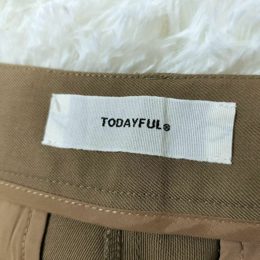 TODAYFUL - 美品 TODAYFUL Tuck Twill Trousers beige 38の通販 TODAYFUL - 美品 TODAYFUL Tuck Twill Trousers beige 38の通販
