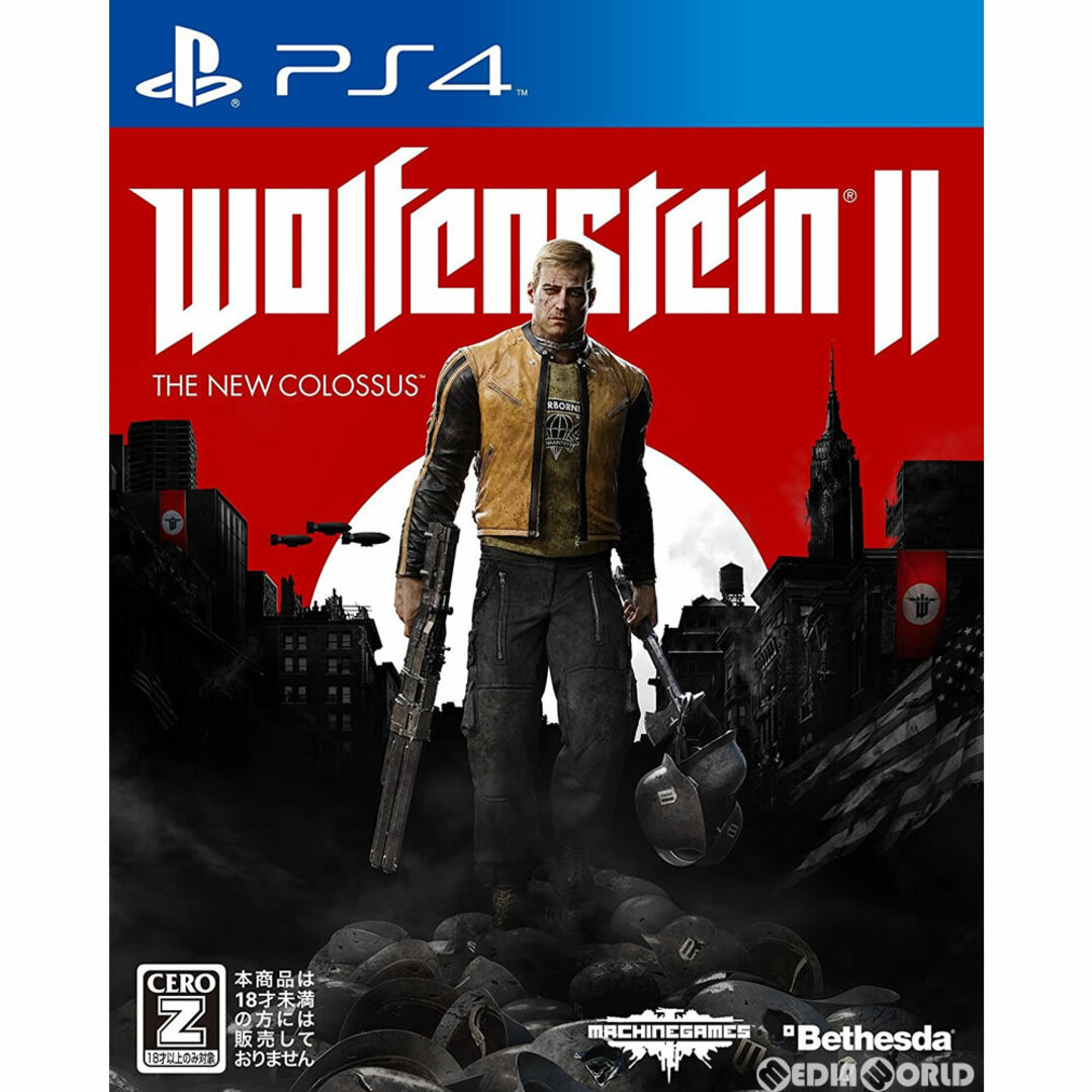 stein(シュタイン)のPS4ソフト ウルフェンシュタイン 2: ザ ニューコロッサス(Wolfenstein II: The New Colossus) ベセスダ・ソフト ワークス エンタメ/ホビーのゲームソフト/ゲーム機本体(家庭用ゲームソフト)の商品写真