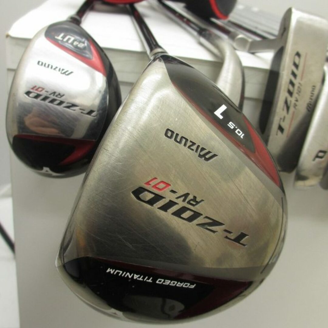 MIZUNO - ミズノ T-ZOID RV-01 ゴルフクラブ 10本セット 右利き MIZUNO - ミズノ T-ZOID RV-01 ゴルフクラブ 10本セット 右利き