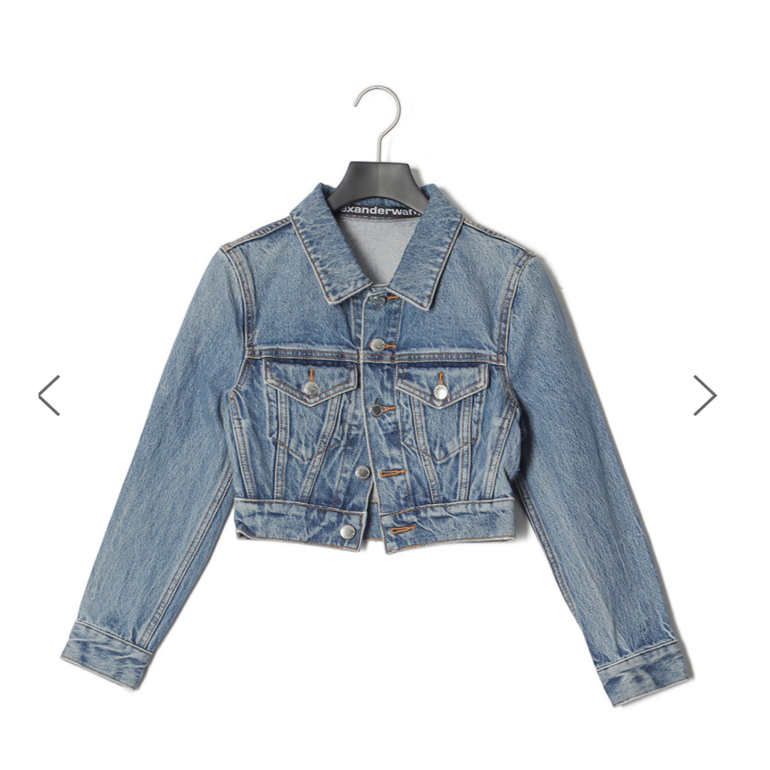 Alexander Wang - alexanderwang SHRUNKEN TRUCKER JACKETの通販 Alexander Wang - alexanderwang SHRUNKEN TRUCKER JACKETの通販