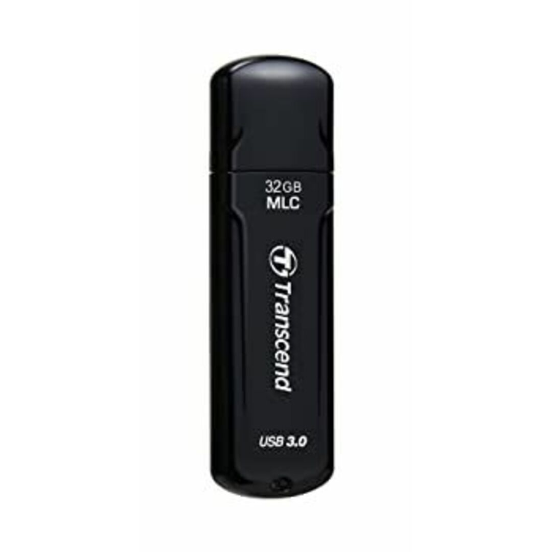 (未使用・未開封品)Transcend USBメモリ 32GB USB 3.0 キャップ式 ブラック TS32GJF750K スマホ/家電/カメラのPC/タブレット(PC周辺機器)の商品写真
