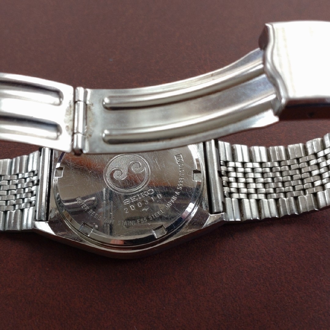 SEIKO - 電池交換済 ビンテージ セイコー シルバーウエイブ の SEIKO - 電池交換済 ビンテージ セイコー シルバーウエイブ の
