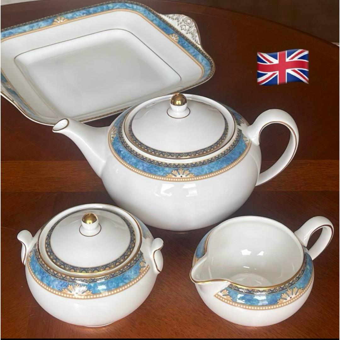 WEDGWOOD - 【黒壺美品】英国製 ウェッジウッド☆カーゾン WEDGWOOD - 【黒壺美品】英国製 ウェッジウッド☆カーゾン