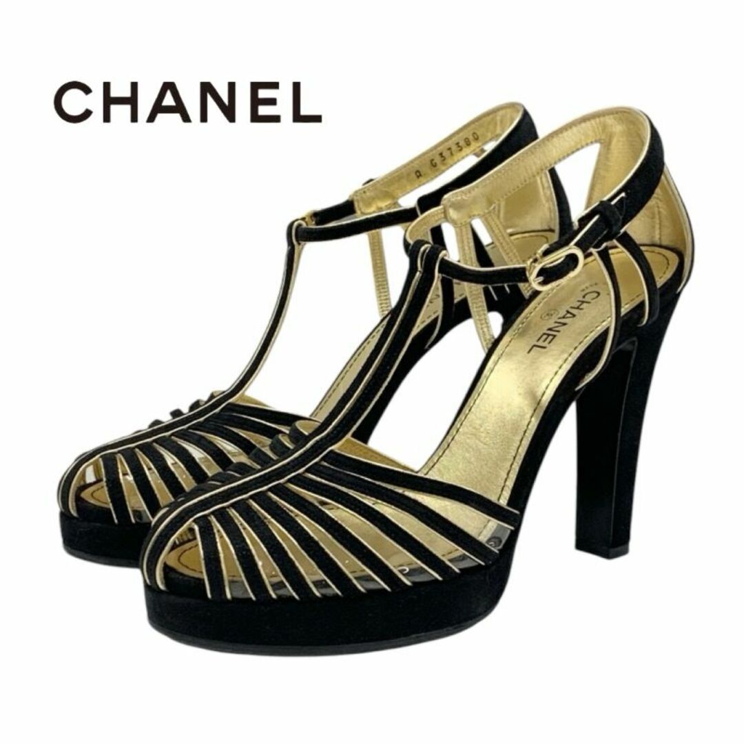 CHANEL - シャネル CHANEL サンダル 靴 シューズ スエード CHANEL - シャネル CHANEL サンダル 靴 シューズ スエード