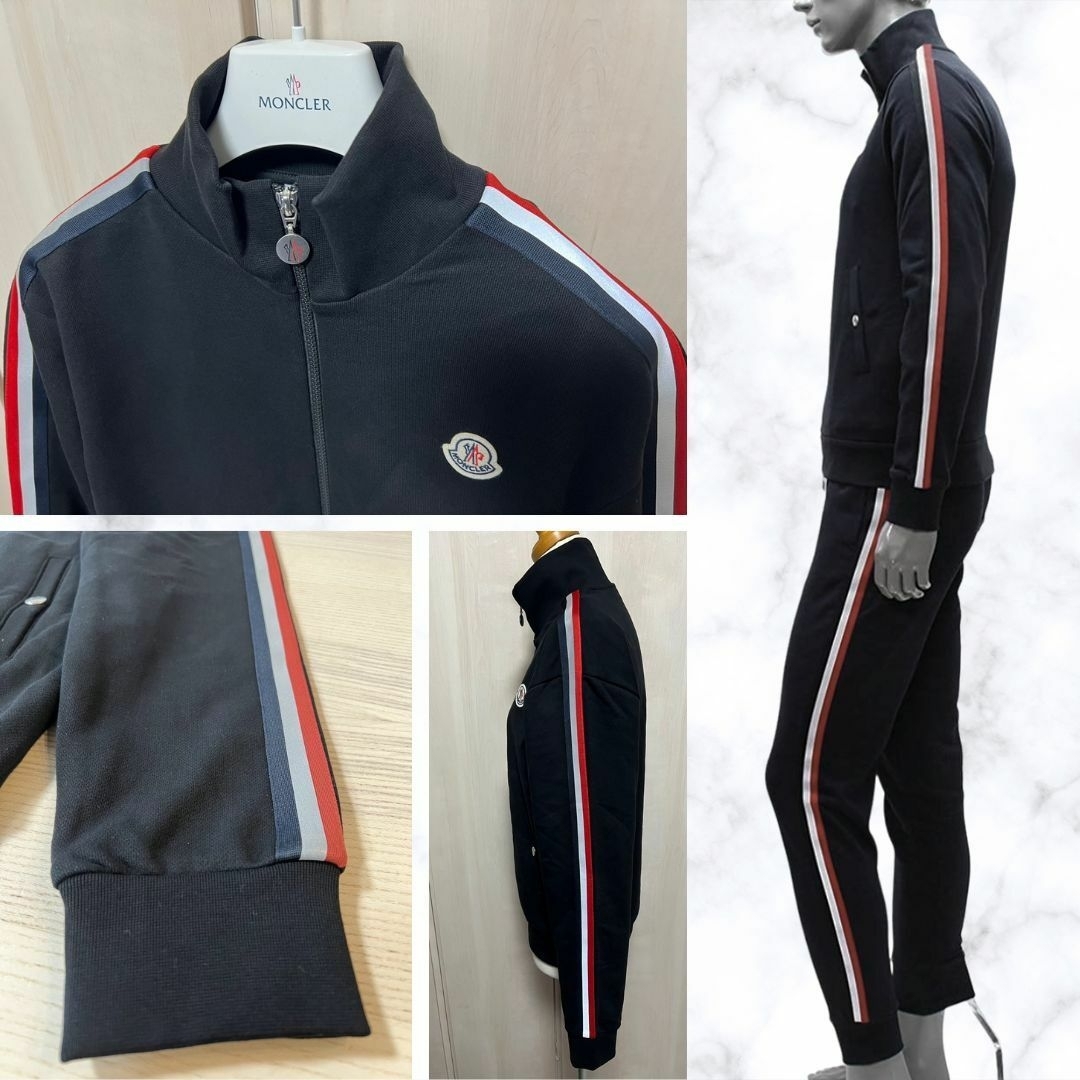 MONCLER - 新品未使用タグ付☆MONCLER ストライプライン MONCLER - 新品未使用タグ付☆MONCLER ストライプライン