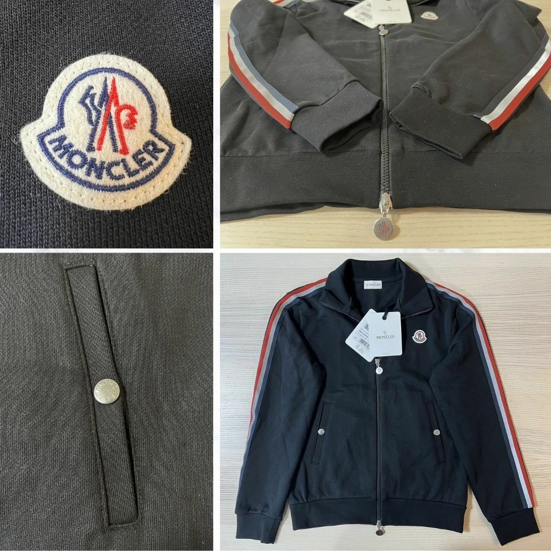 MONCLER - 新品未使用タグ付☆MONCLER ストライプライン MONCLER - 新品未使用タグ付☆MONCLER ストライプライン