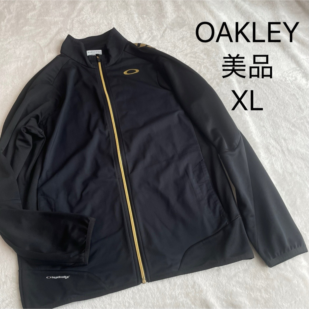 Oakley - 美品☆オークリー☆トラックジャケット☆ブラック☆XL Oakley - 美品☆オークリー☆トラックジャケット☆ブラック☆XL
