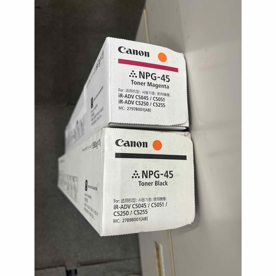 Canon - 未使用 CANON 純正 トナー NPG-45 2色(マゼンタ Canon - 未使用 CANON 純正 トナー NPG-45 2色(マゼンタ