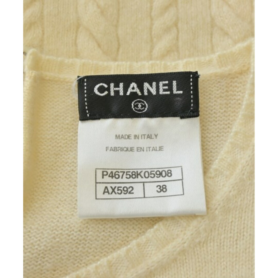 CHANEL - CHANEL シャネル ニット・セーター 38(S位) アイボリー CHANEL - CHANEL シャネル ニット・セーター 38(S位) アイボリー