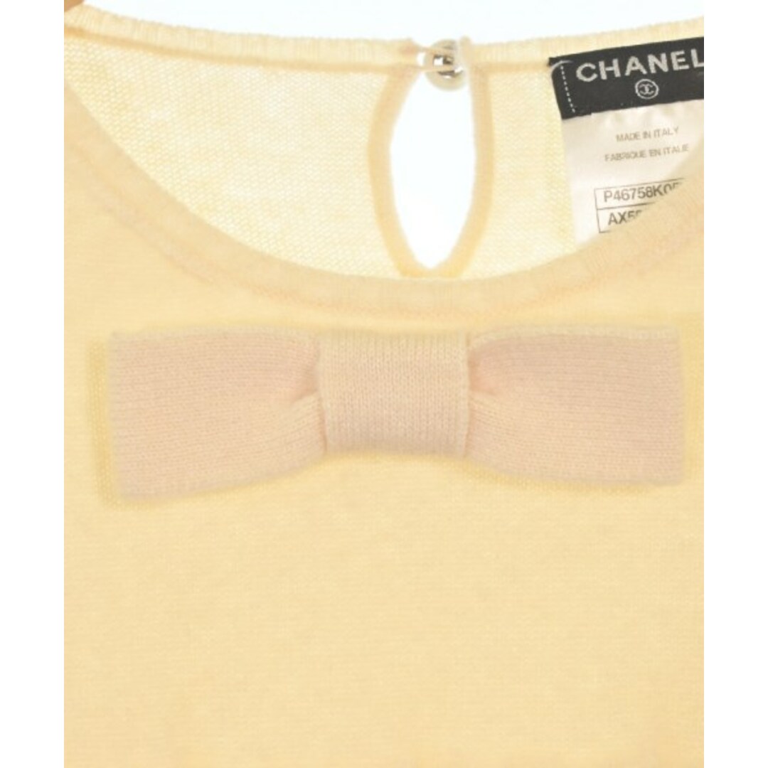 CHANEL - CHANEL シャネル ニット・セーター 38(S位) アイボリー CHANEL - CHANEL シャネル ニット・セーター 38(S位) アイボリー